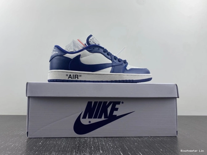 Bmlin SCOTT TRAVIS CUSTOM X 1 X AIR JORDAN DM7890-101 OFF-WHITE 0802